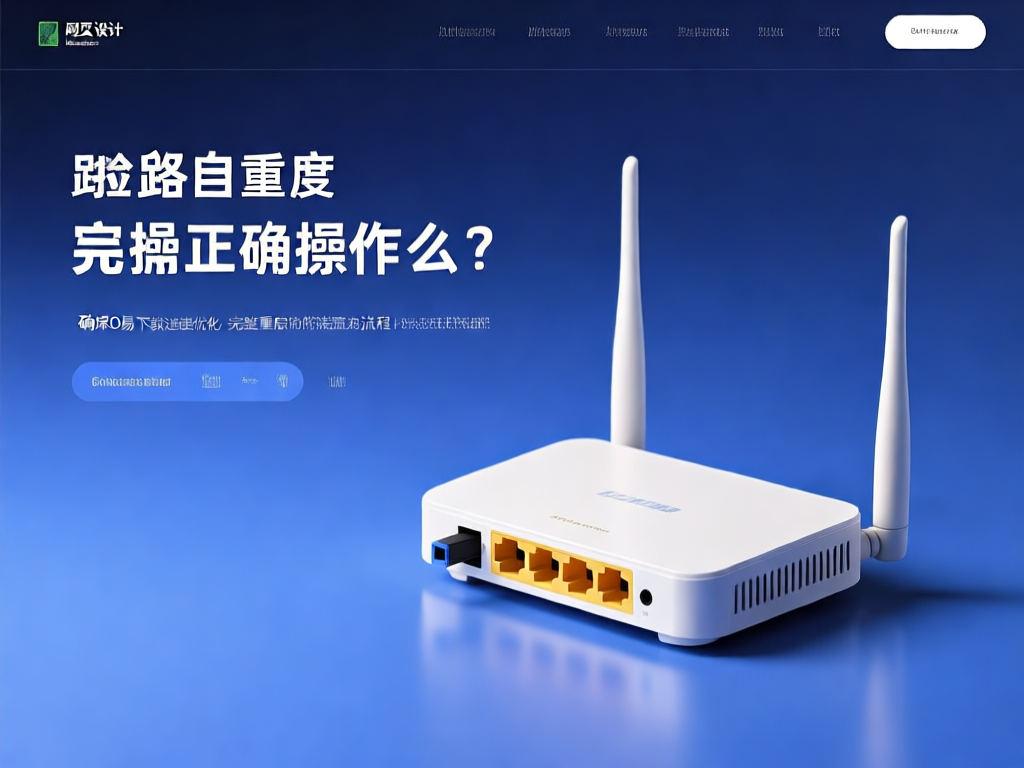 路由器重启示意图